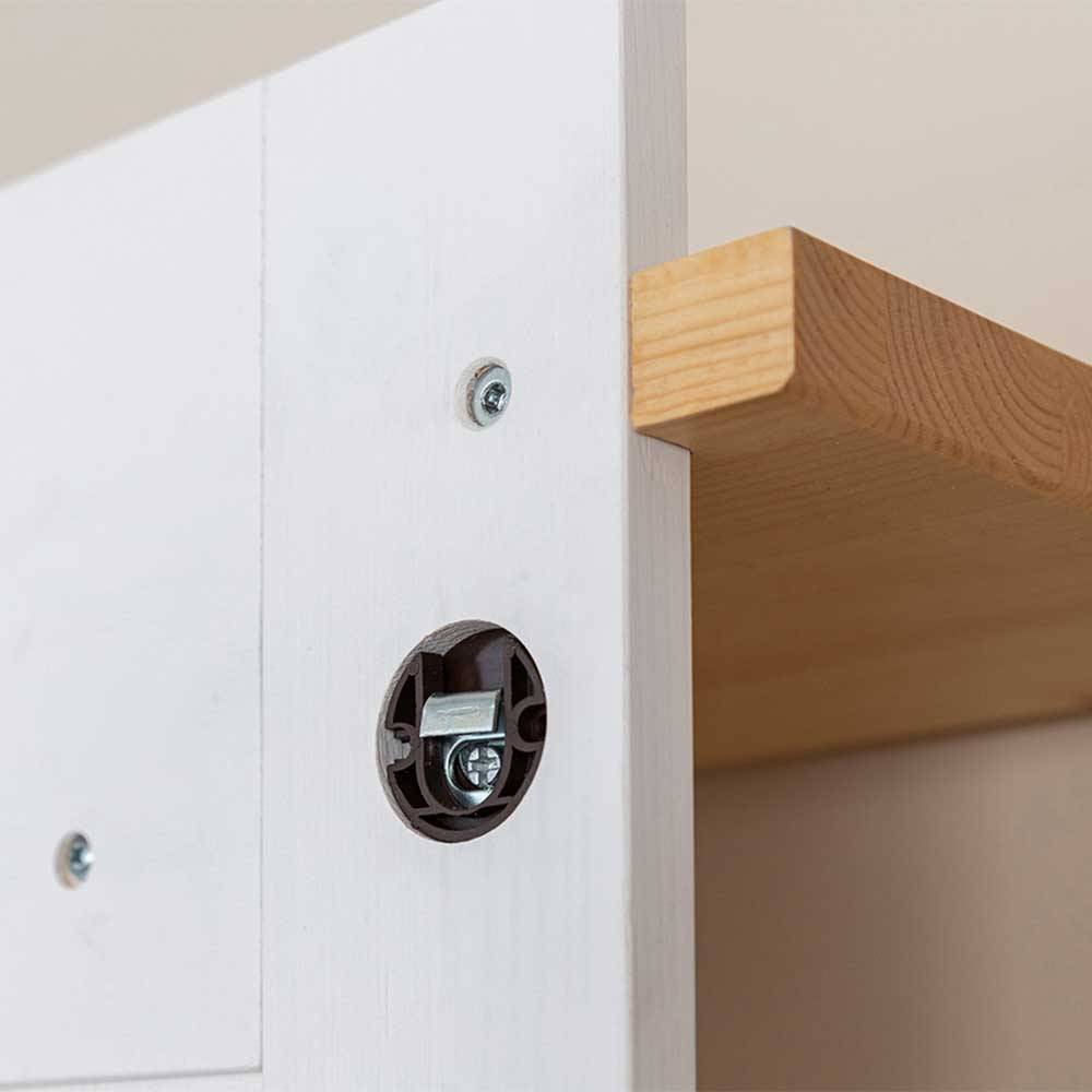Landhaus Wandgarderobe aus Kiefer - Saluts