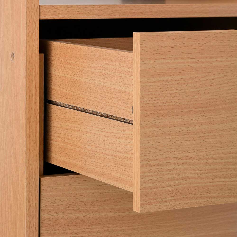 146x153x152 Winkelschreibtisch mit Regal - Lapel