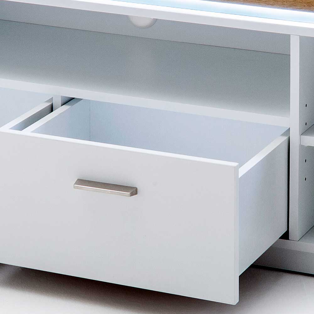 Moderner Unterschrank für TV mit LED - Nusenia