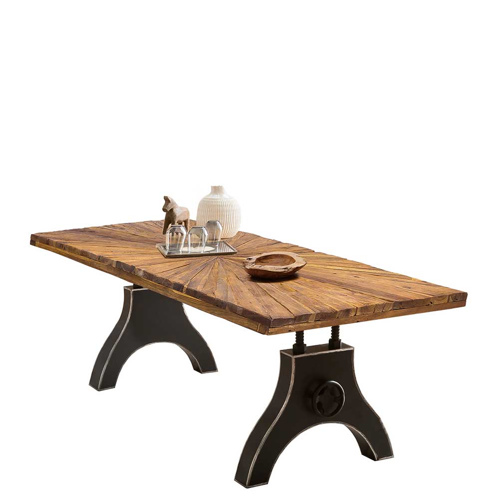 Design Esszimmertisch aus Teak Recyclingholz - Rensing