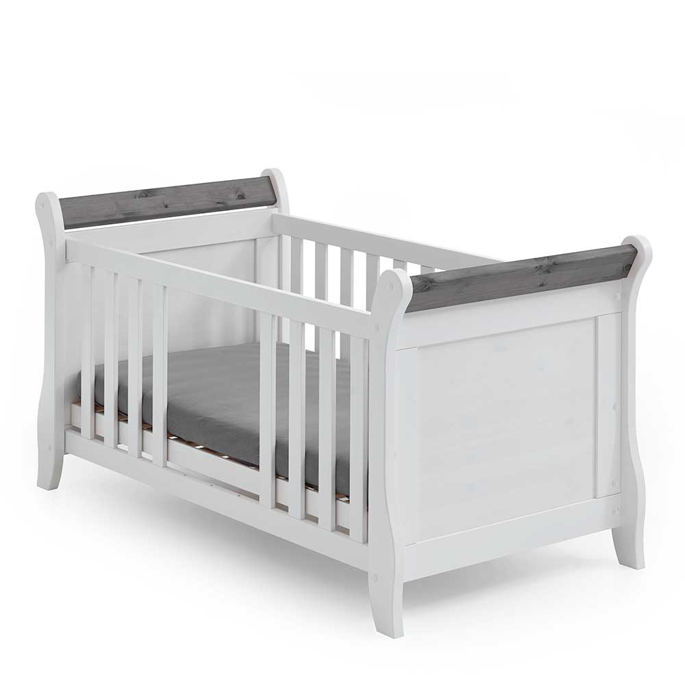 70x140 Scandi Style Gitterbett für Kinderzimmer - Mirandesca