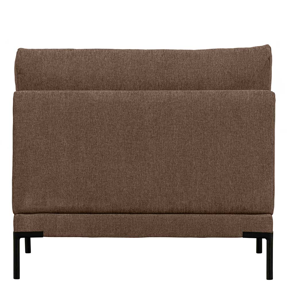 Einsitzer Couchmodul in Braun - Ravonia