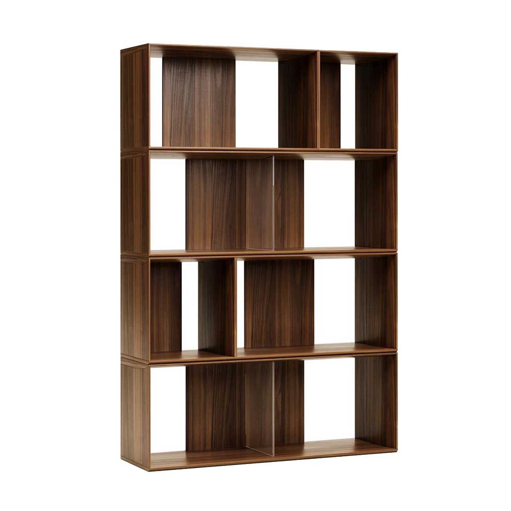 Regal Modul Kombi in Nussbaum - Ovarion (sechsteilig)