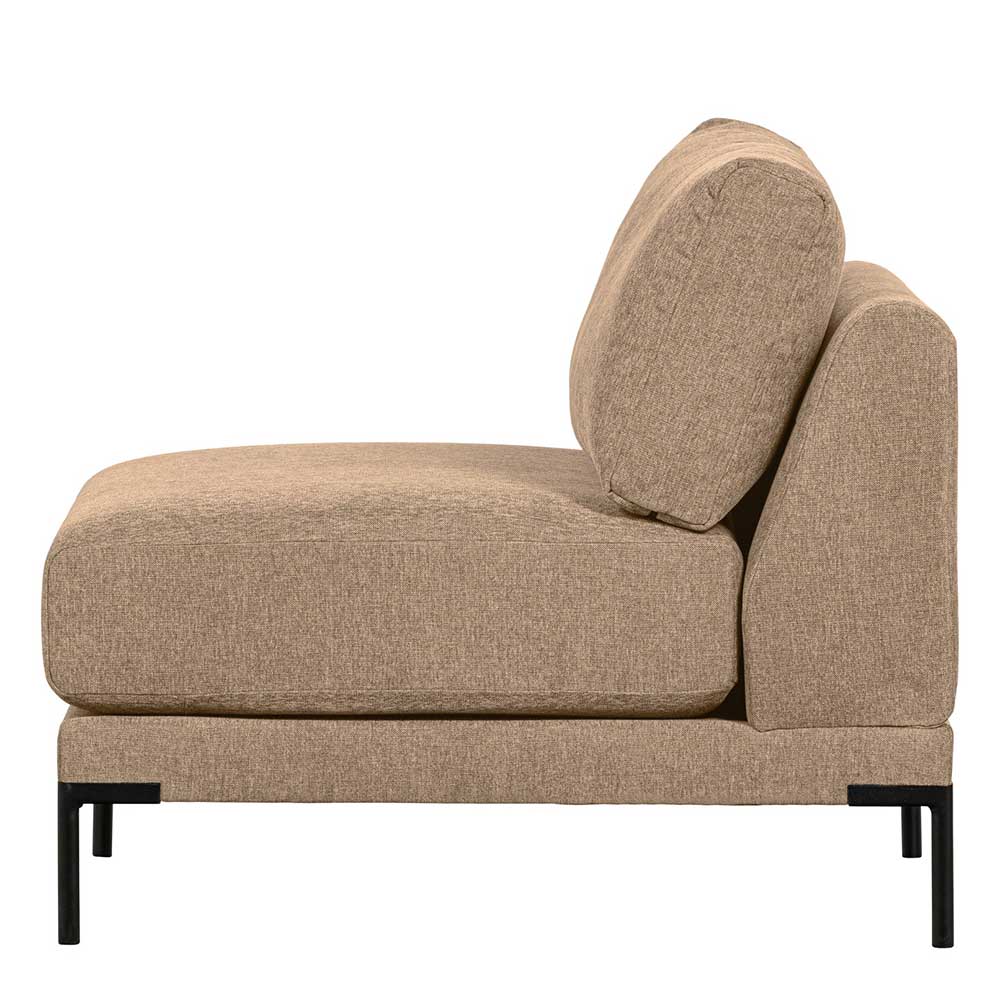 Sofamodul Element in Champagner Chenille - Icoleran