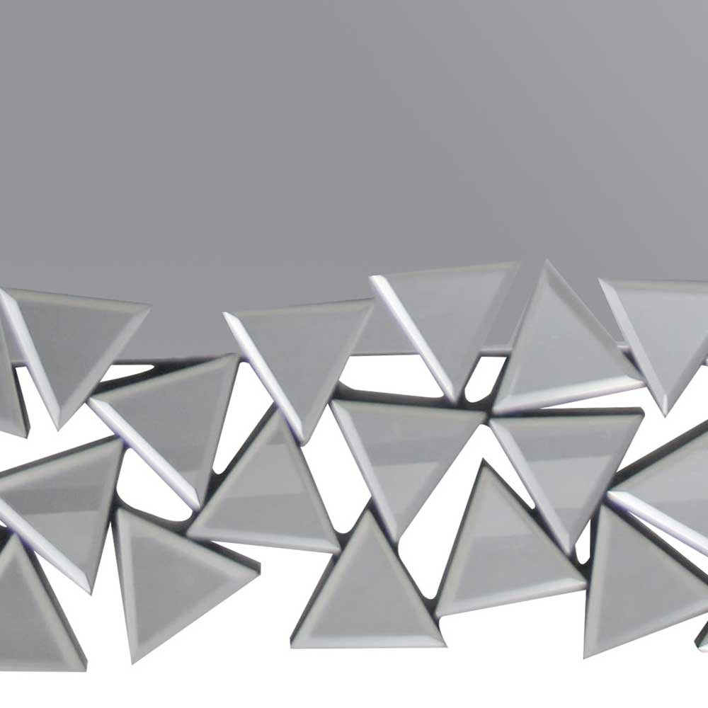 Designspiegel mit Dreieck Mosaik Rahmen - Yesma