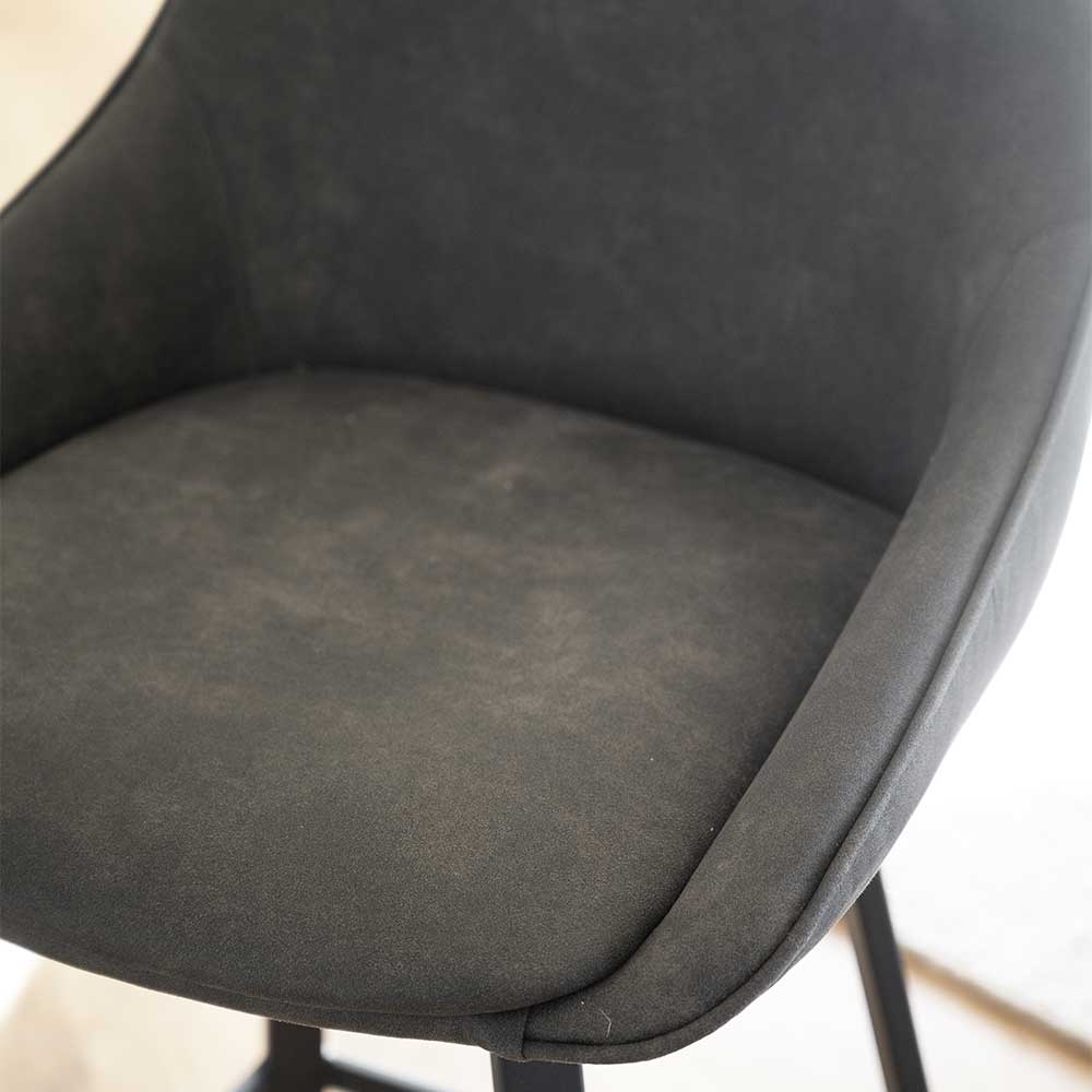 Drehbarer Barstuhl mit Schalensitz - Olterva (2er Set)