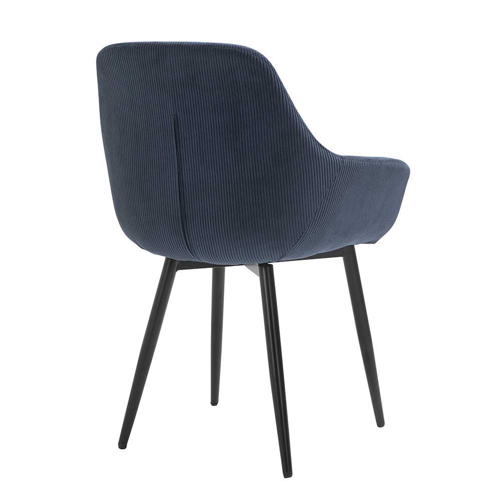 Tisch mit vier Tischsesseln Set - Cervena (fünfteilig)