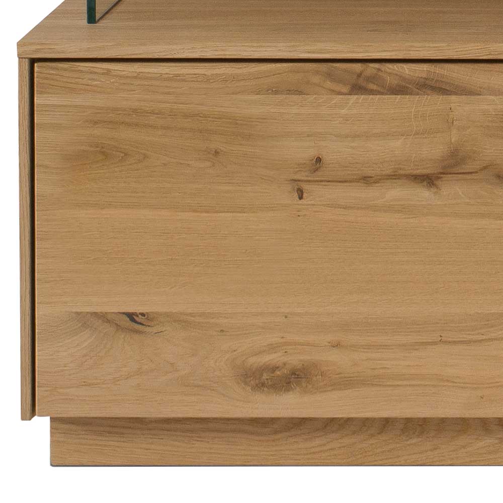 Wildeiche Board für TV mit einer Schublade & Tür - Obinson