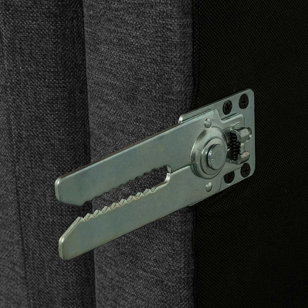Dunkelgraues Eckelement Modulsofa - Marietta