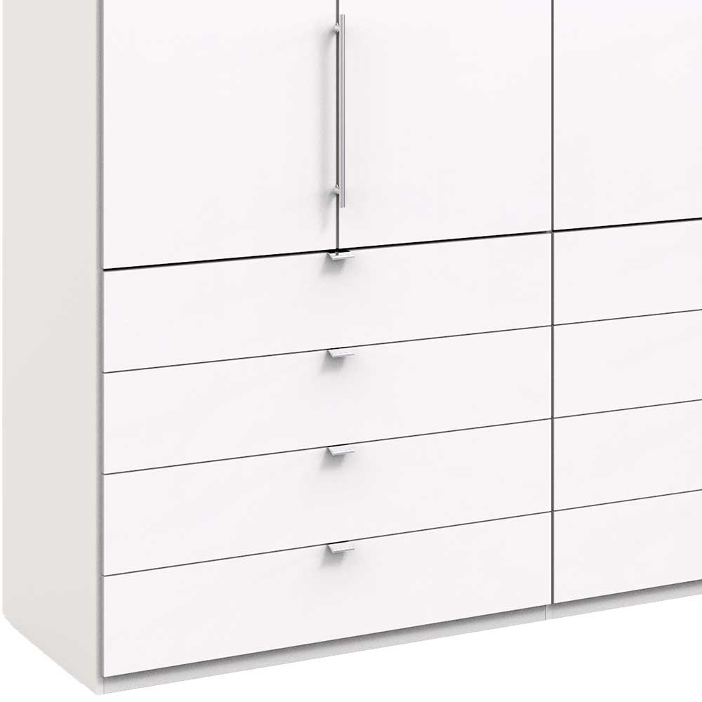 Schlafzimmer Kleiderschrank mit Metallgriffen - Donpiave