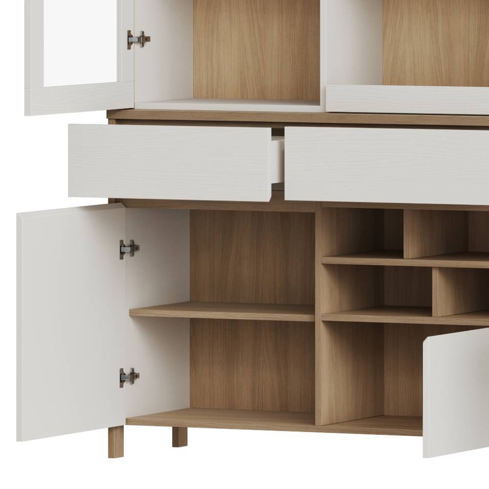 Skandi Buffetschrank in Weiß - Ovidio