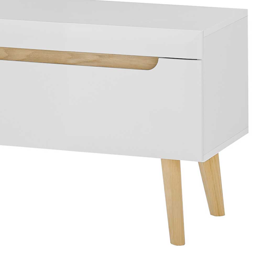 Scandi Chic TV Wohnwand Möbel - Ginko (vierteilig)