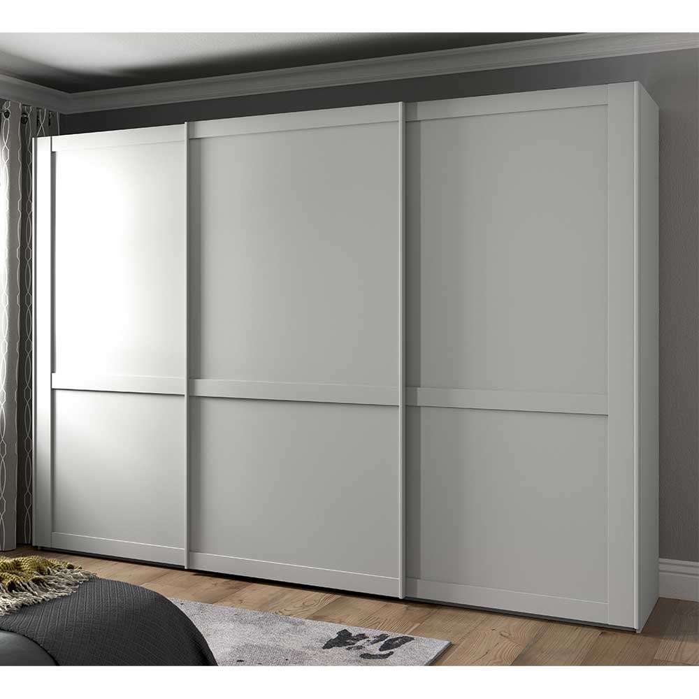 Landhaus Kleiderschrank mit drei Schwebetüren - Flinn