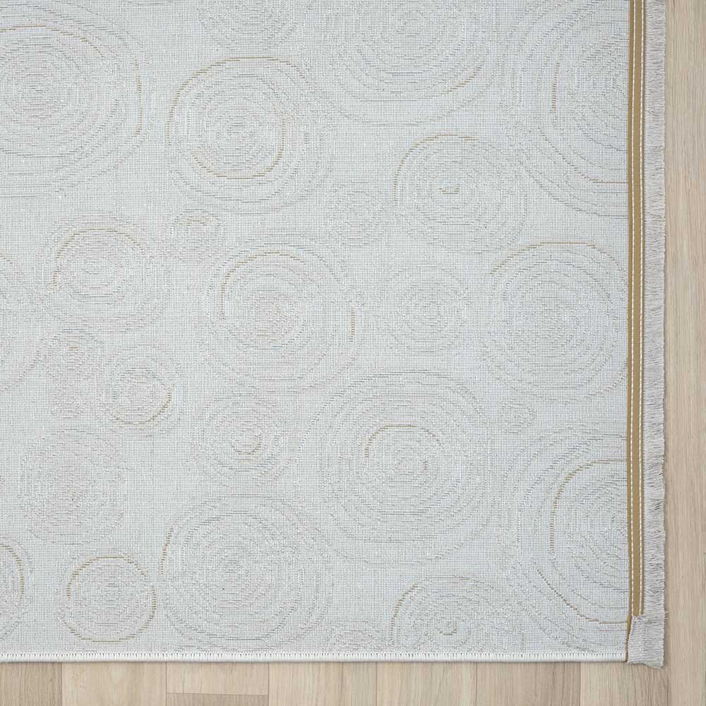 Rechteckiger Teppich mit Spiral Muster - Pray