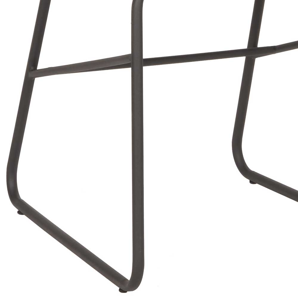 Velours Esszimmerstuhl in Rost Braun - Fridelia (2er Set)