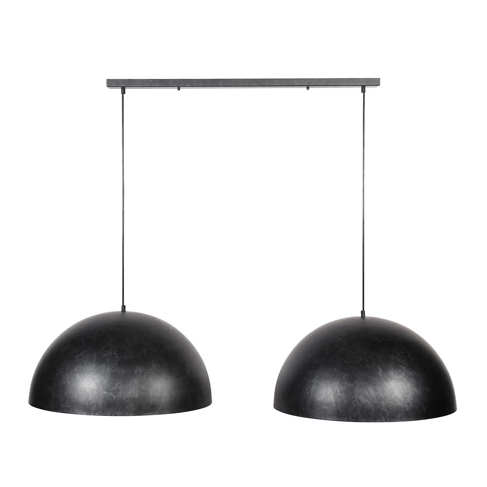 2-flammige Hängelampe - Halbkugeln 60 cm - Slavian
