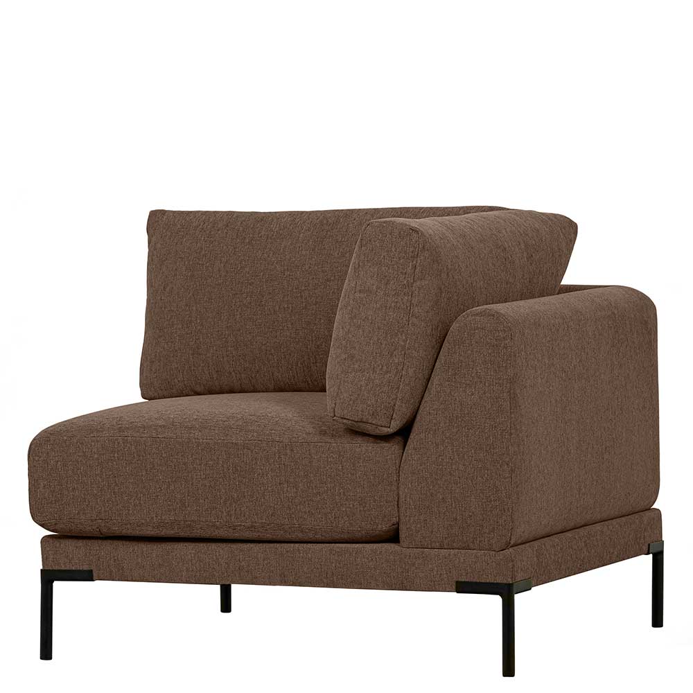 Couchmodul Eckelement in Braun - Ravonia