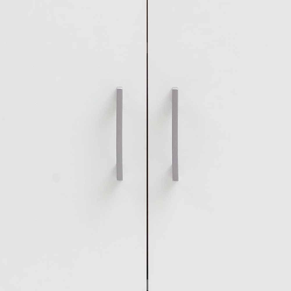65x147x35 2-türiger Officeschrank in Weiß - Radiassu