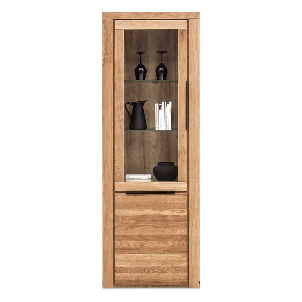 Wohnzimmer Anbauwand teilmassiv - Nelenia (vierteilig)