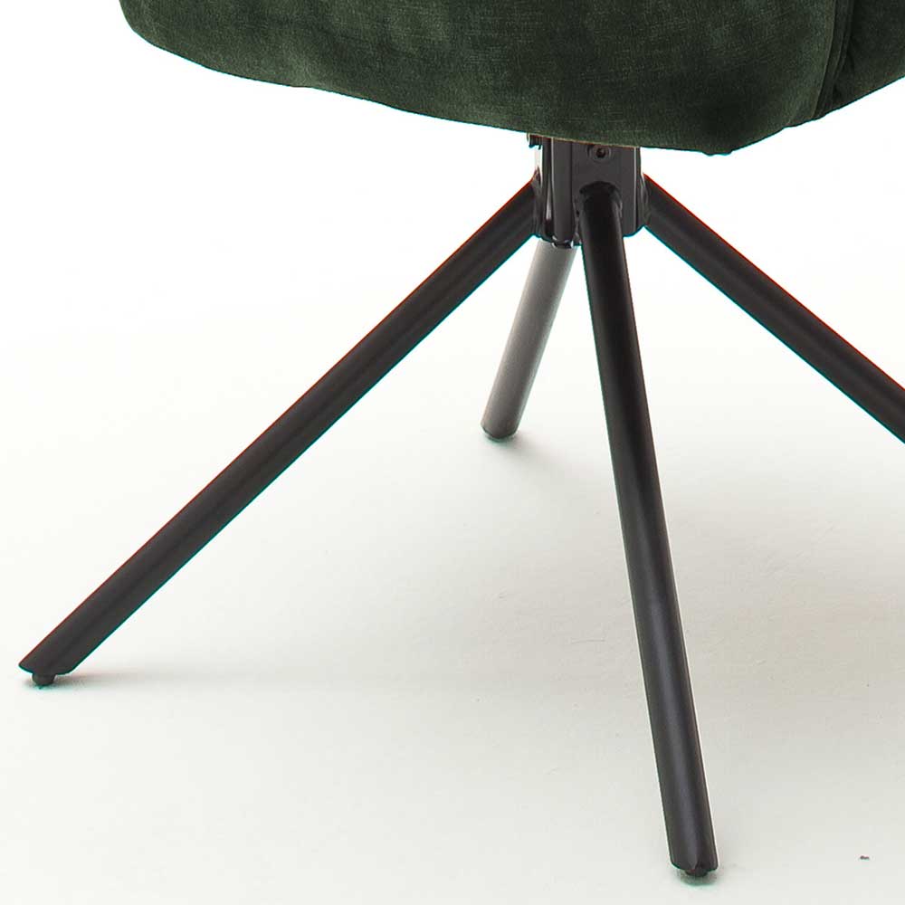 Küchentisch Drehstuhl mit Armlehnen - Vanadrino (2er Set)