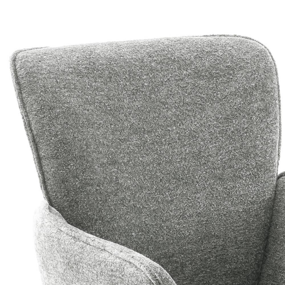 Drehbarer Esstischsessel in Grau - Dinamaro (2er Set)
