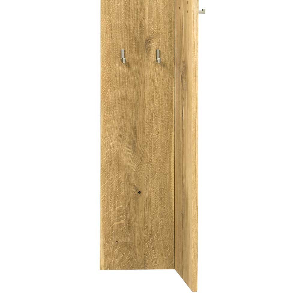 Set Spiegel & Garderobe aus Eiche - Avidora (zweiteilig)