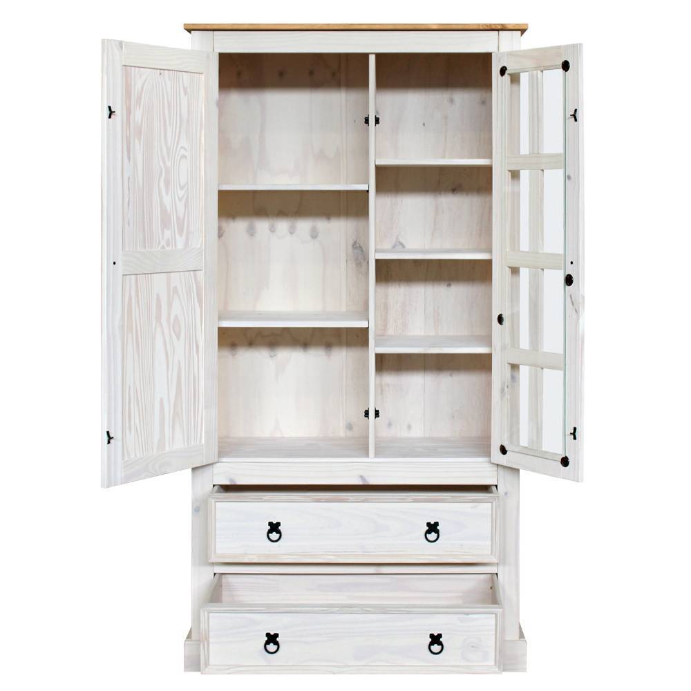 Vitrinenschrank im Landhausstil - Mirana