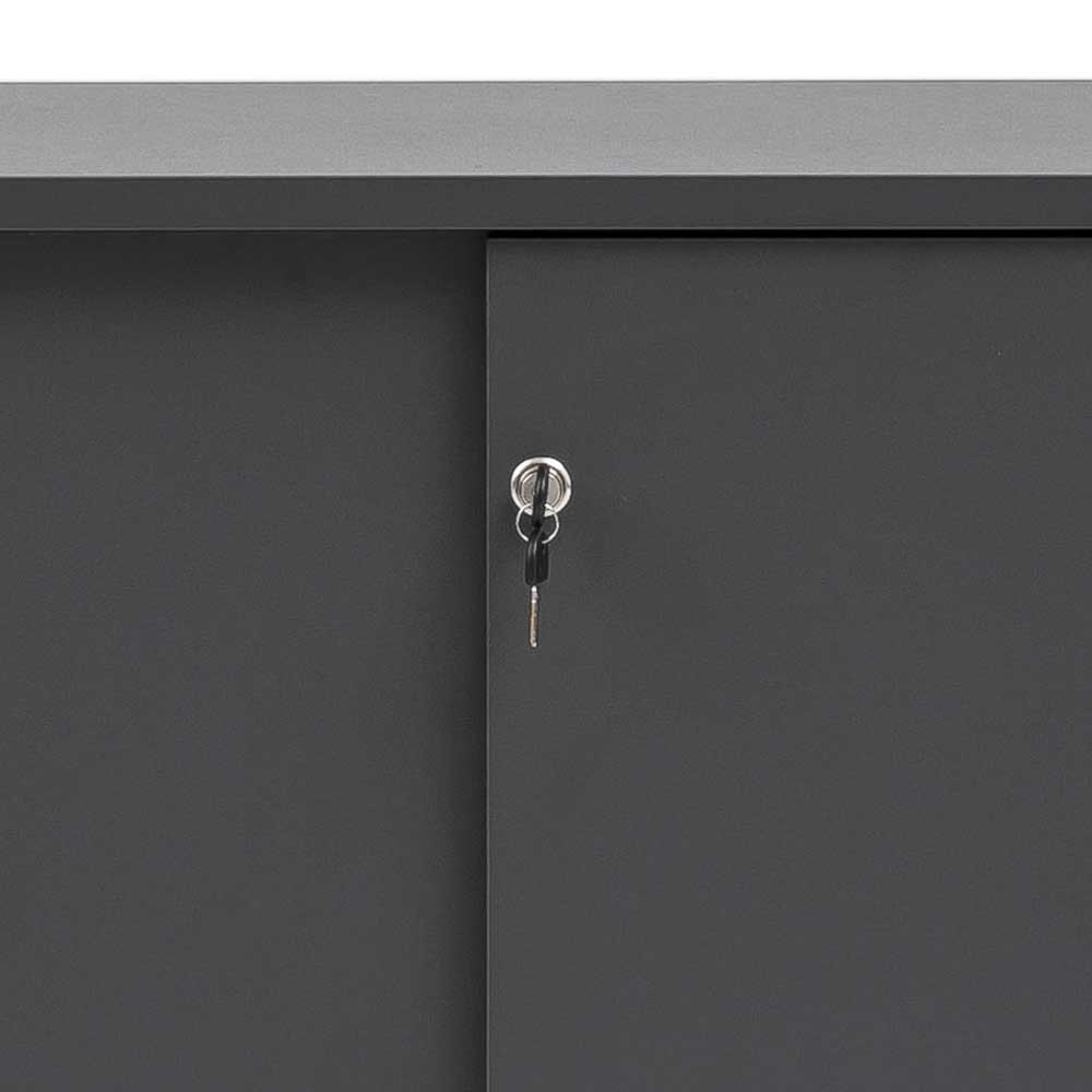 Ordnerschrank mit Schiebetüren abschließbar - Loshos