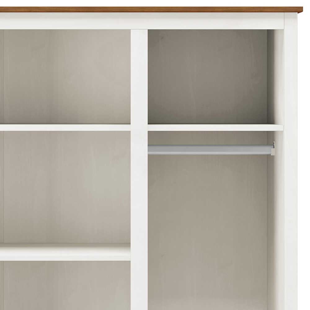 Country Style Kleiderschrank mit 2 Schubladen - Abelkav