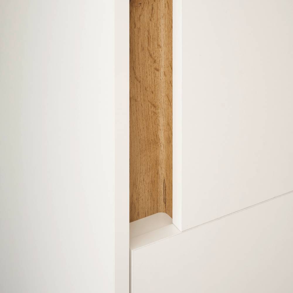 Badezimmer Hochschrank in Weiß - Nonessia