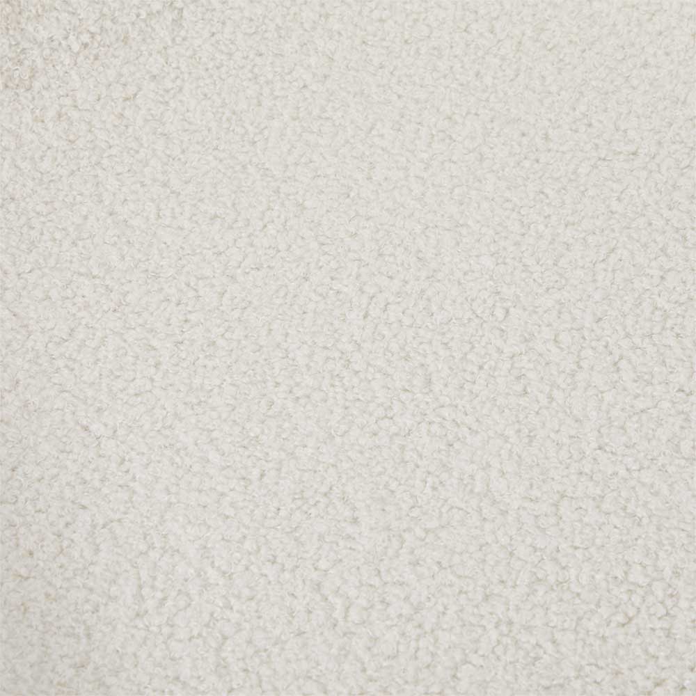 Boucle Stühle in Cremeweiß mit Schwarz - Gala (2er Set)
