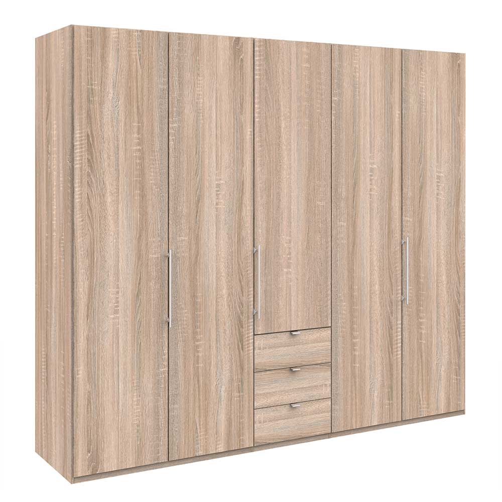 Praktischer Schlafzimmerschrank in Eiche Sägerau - Zayun