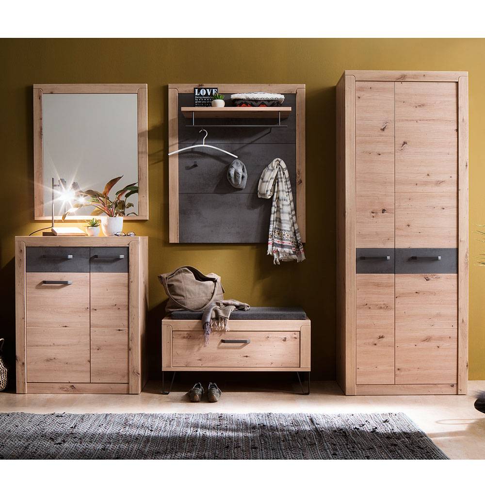 Flureinrichtung Komplettset modern - Carry (fünfteilig)