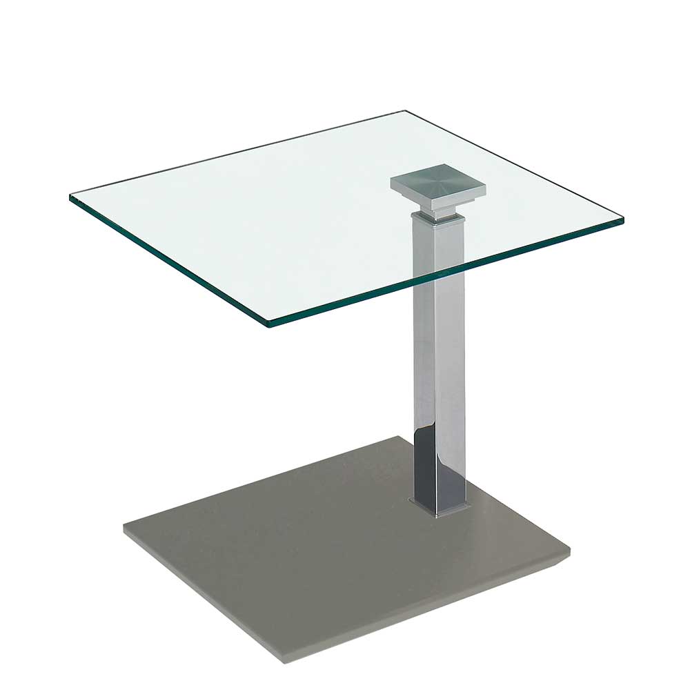 Wohnzimmer Anstelltisch mit Glasplatte - Casmas