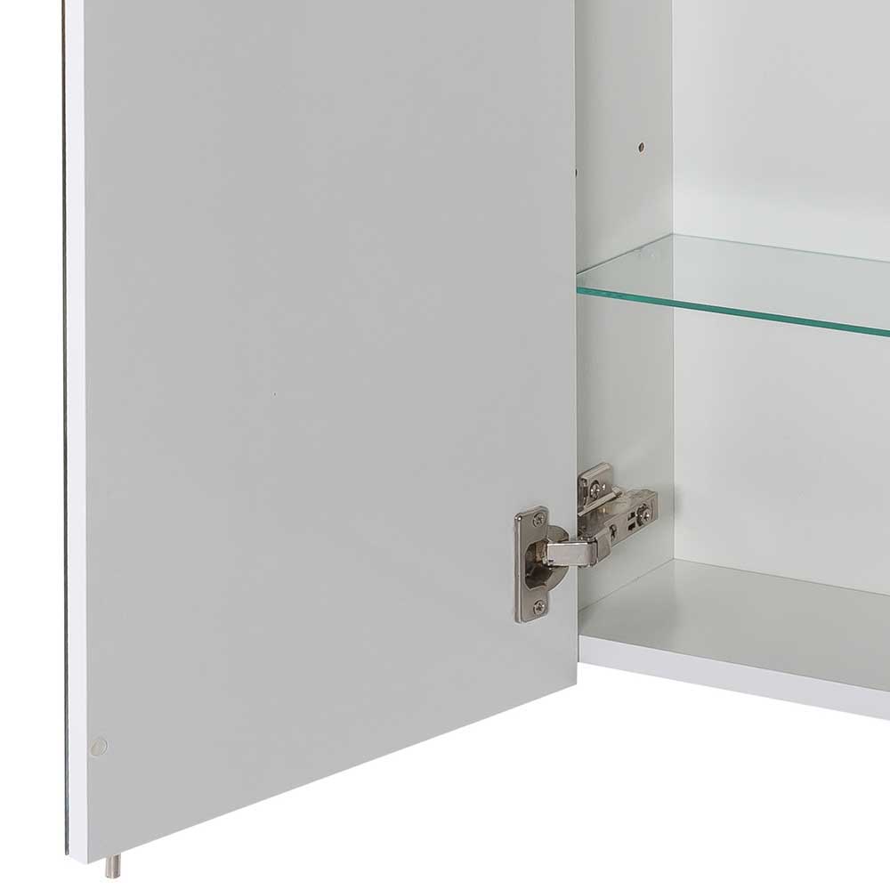 Weißer Spiegelschrank für das Bad - Yuliva