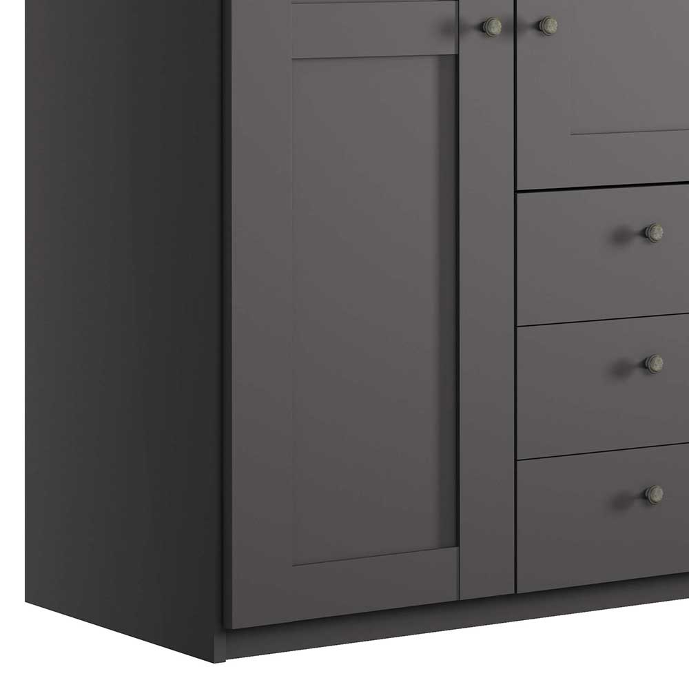 Schlafzimmer Schrank in Dunkelgrau - Mataram
