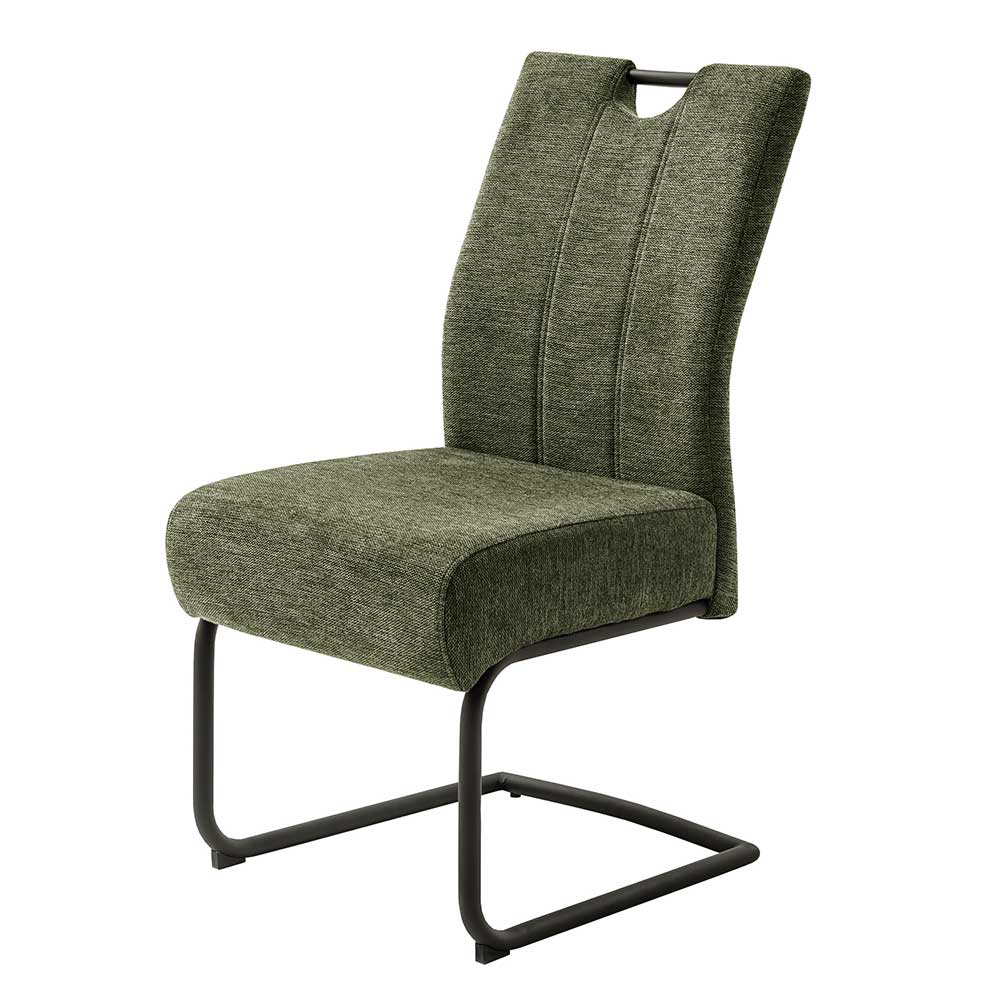 Esszimmer Freischwinger mit Federkern - Surci (2er Set)