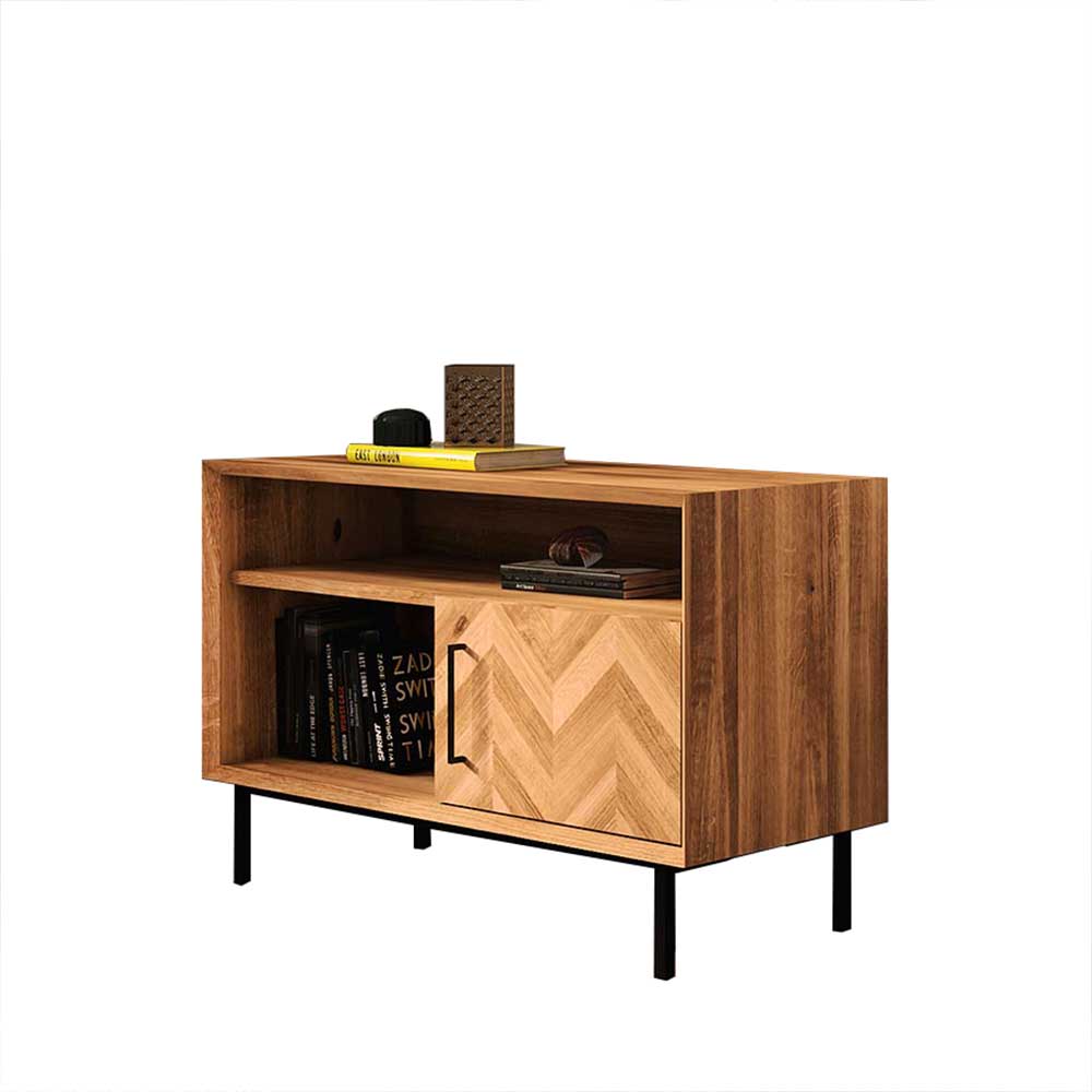 97x65x45 Kommode mit zwei Fächern & Tür - Kerfa