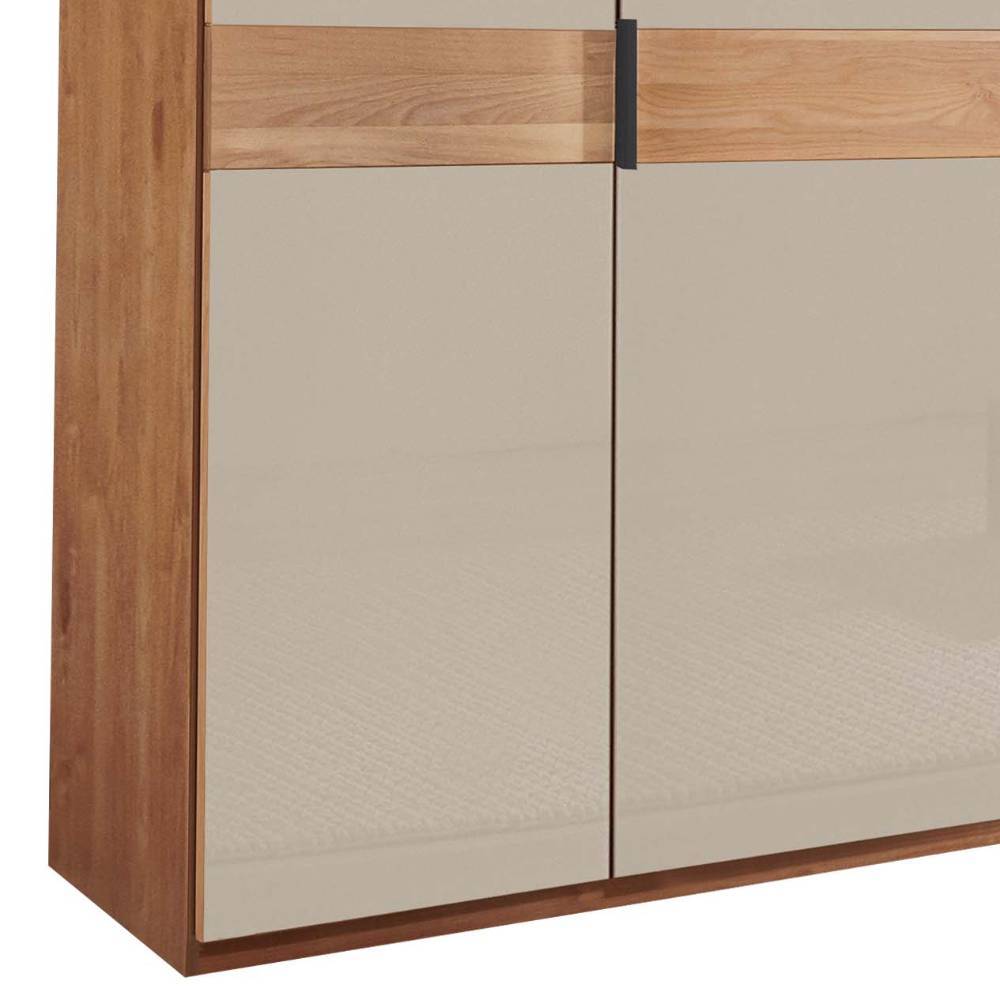 Glasfront-Kleiderschrank 236 cm hoch - Angelina