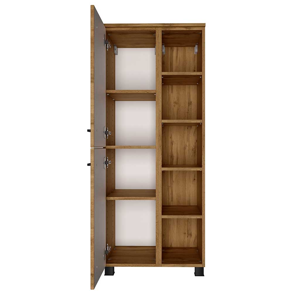 55x135x35 Badezimmer Midischrank in Wildeiche NB - Arazony