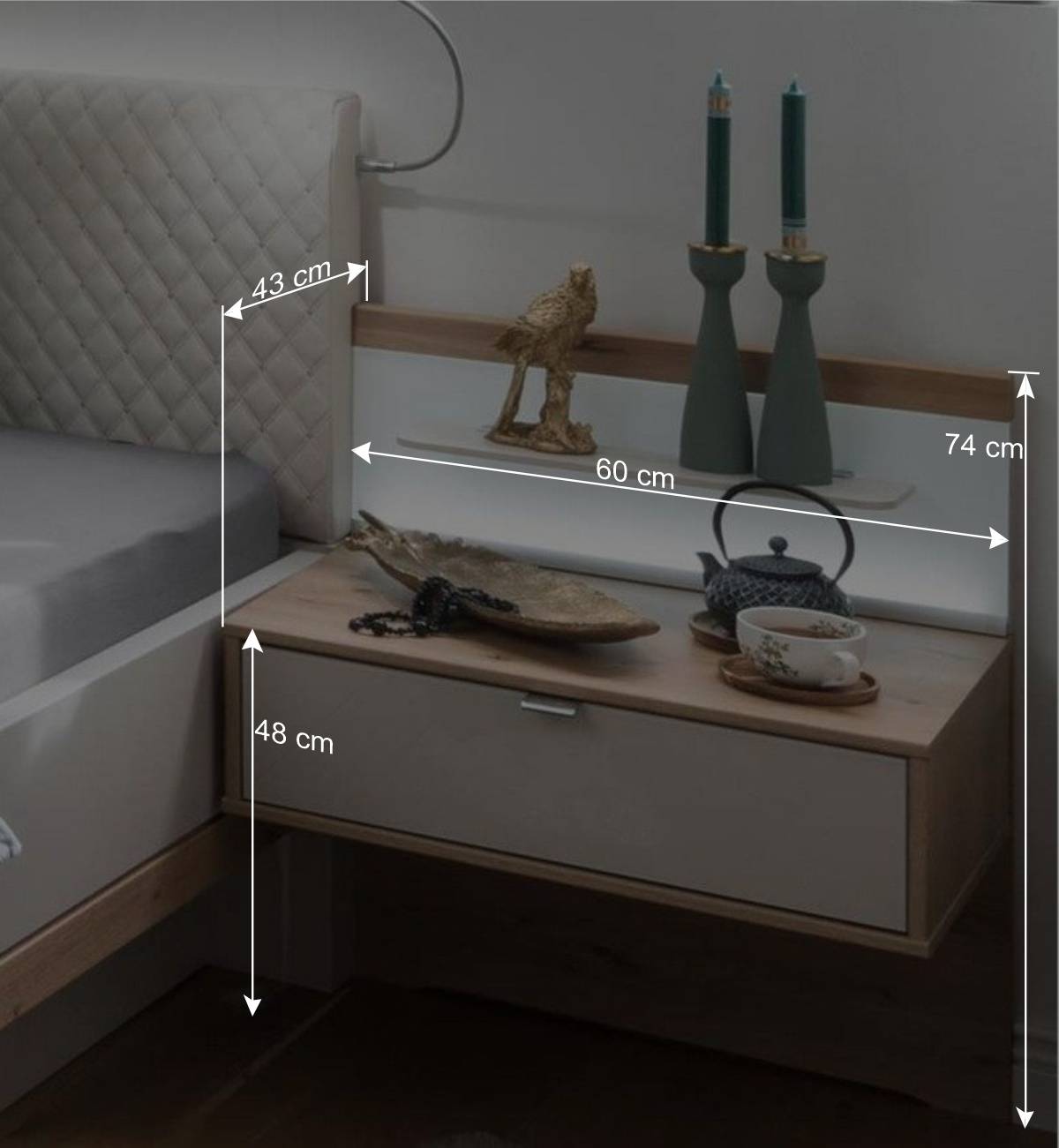 Möbel Schlafzimmer Set modern - Crascanu (vierteilig)