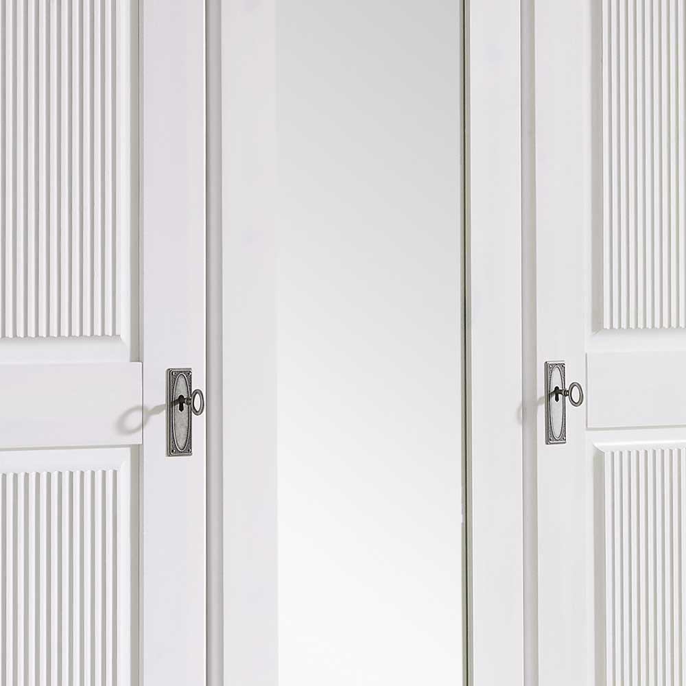 Modern Country Kleiderschrank zweifarbig - Caneon