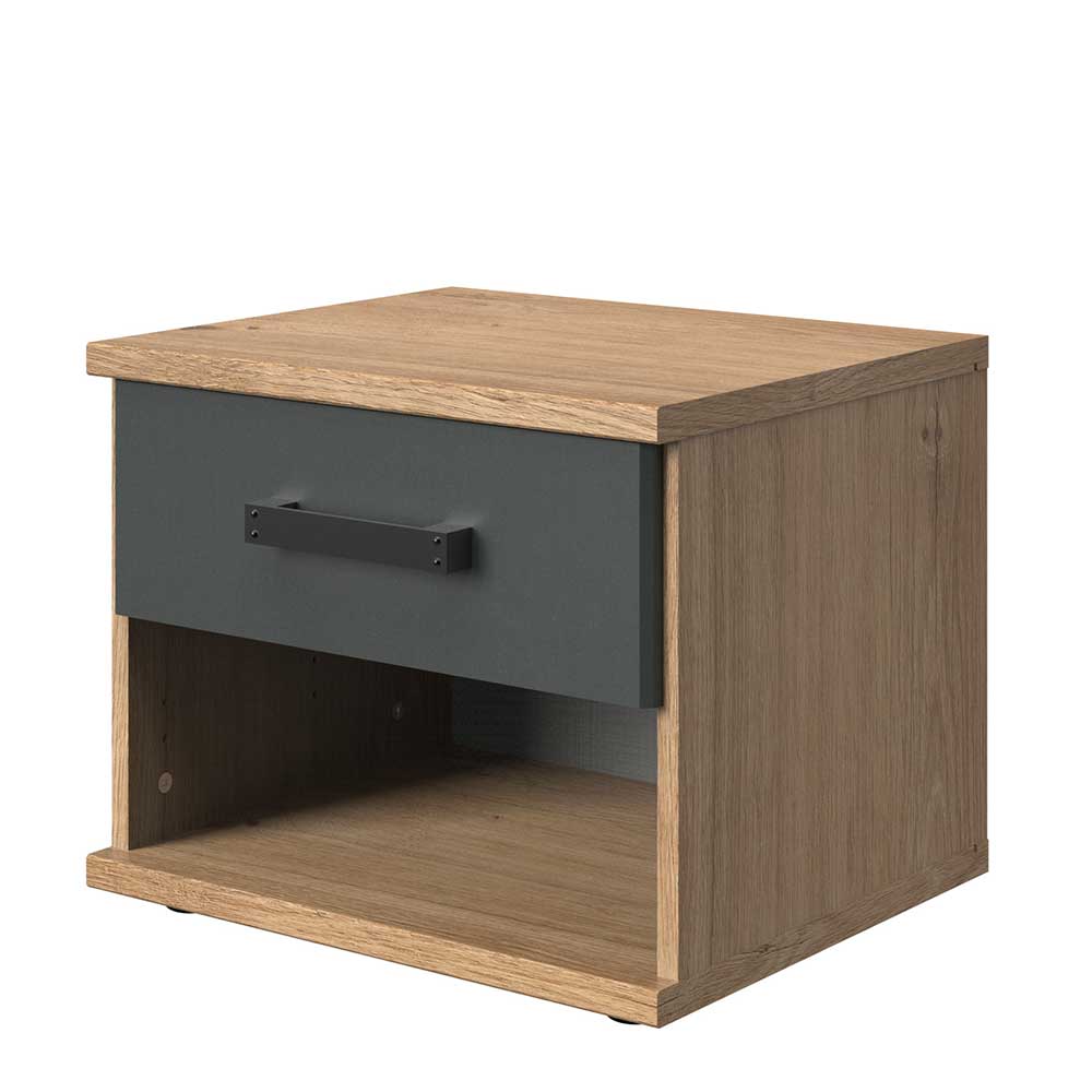 Nachtschrank mit einer Schublade & Fach - Uletria