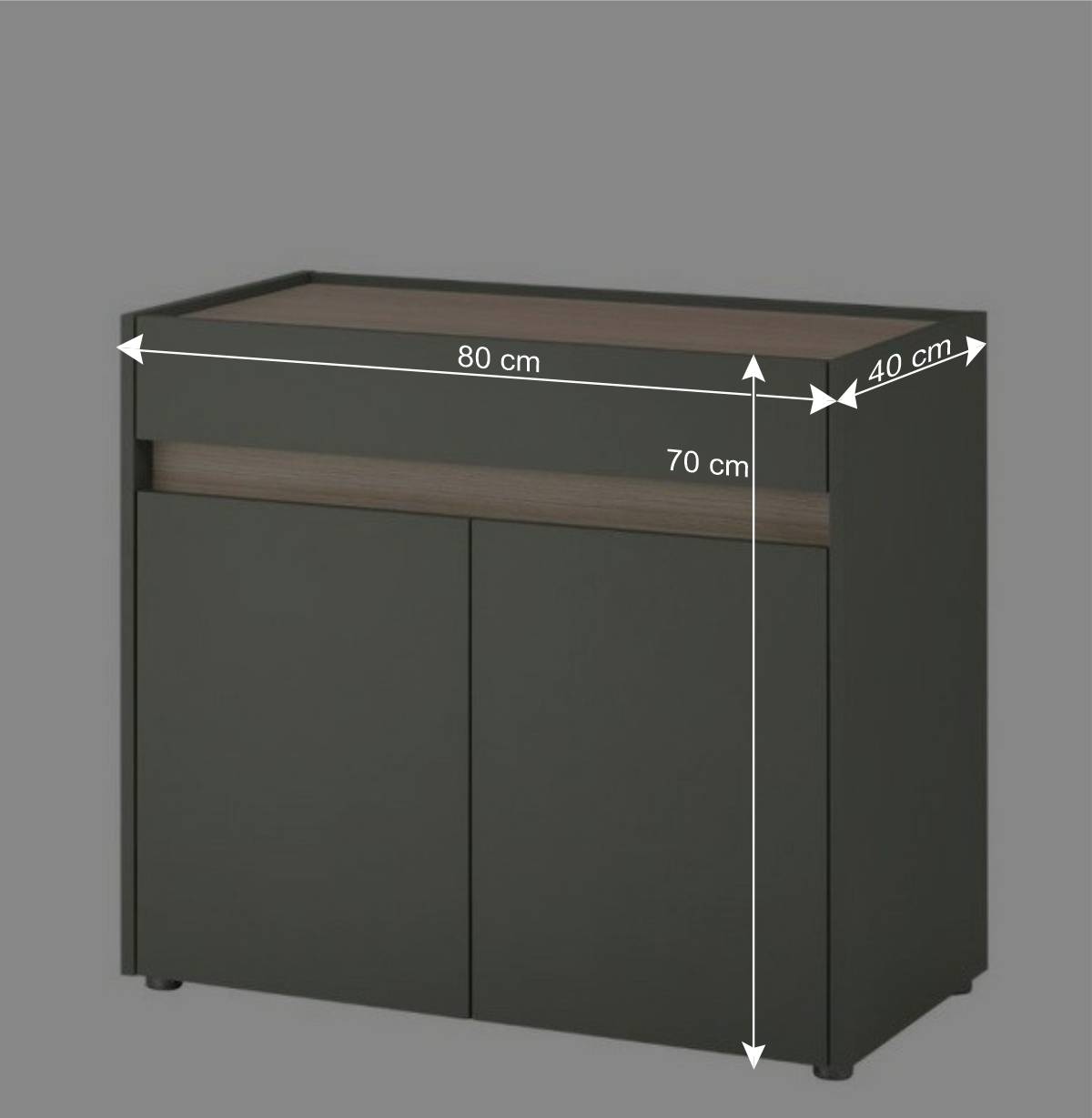 Komplettset Dielenmöbel modern - Socotta (fünfteilig)