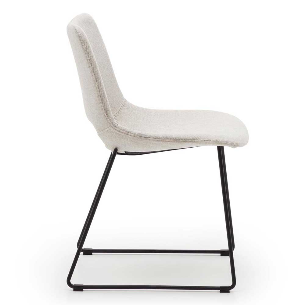 Stühle aus Webstoff Beige - Silciano (2er Set)