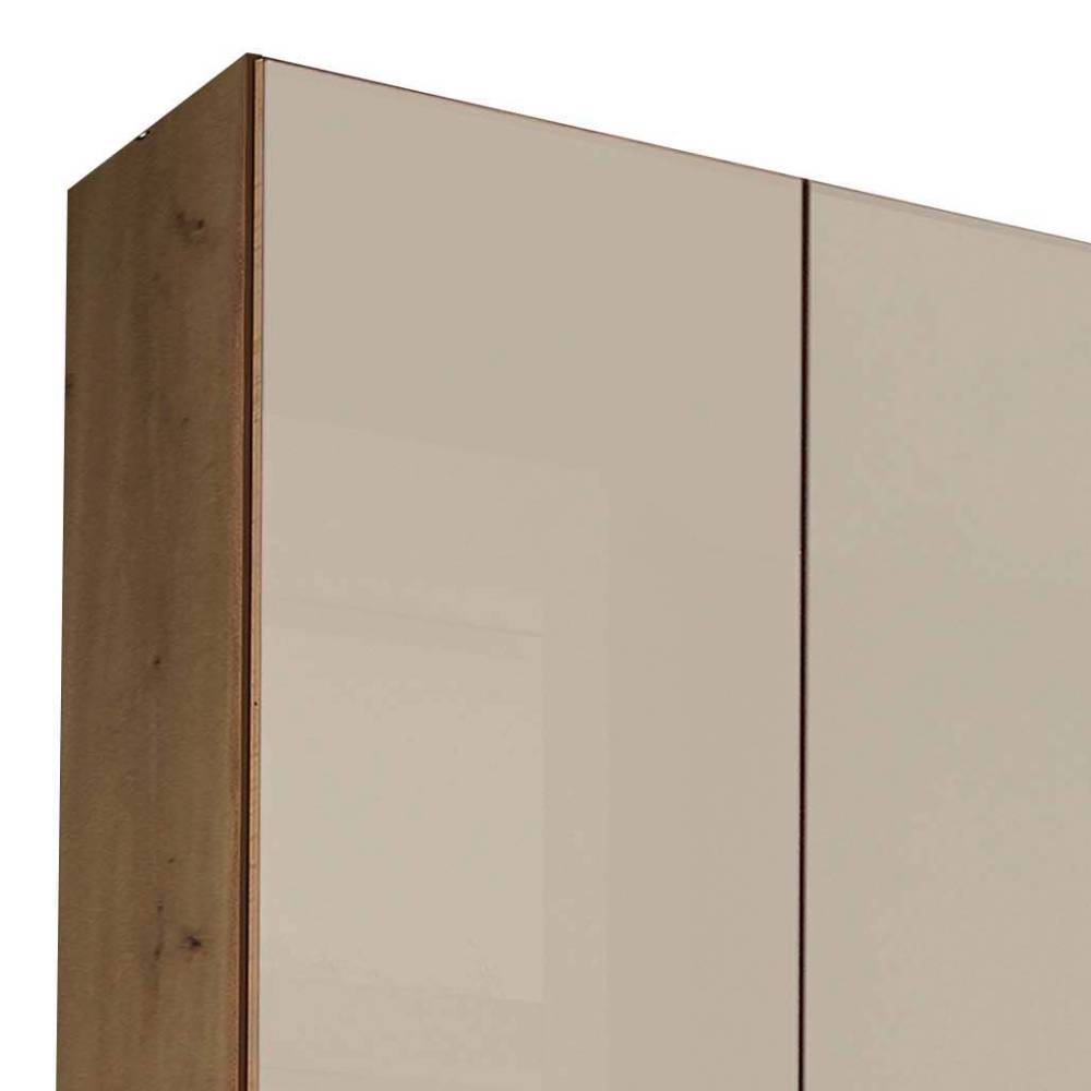 6-türiger Kleiderschrank mit Glasfront - Nikoba