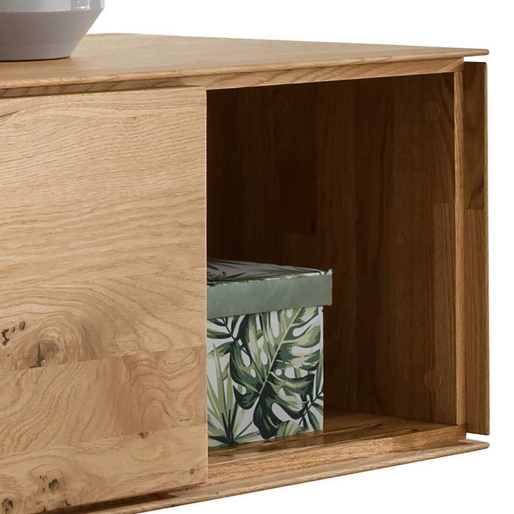 Design Wohnwand aus Massivholz - Sinta (dreiteilig)