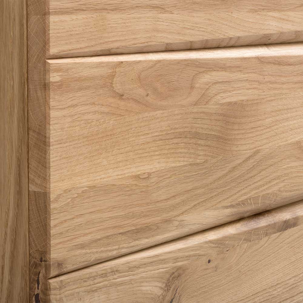 Elegantes Lowboard aus Eiche geschliffen & geölt - Vergavo