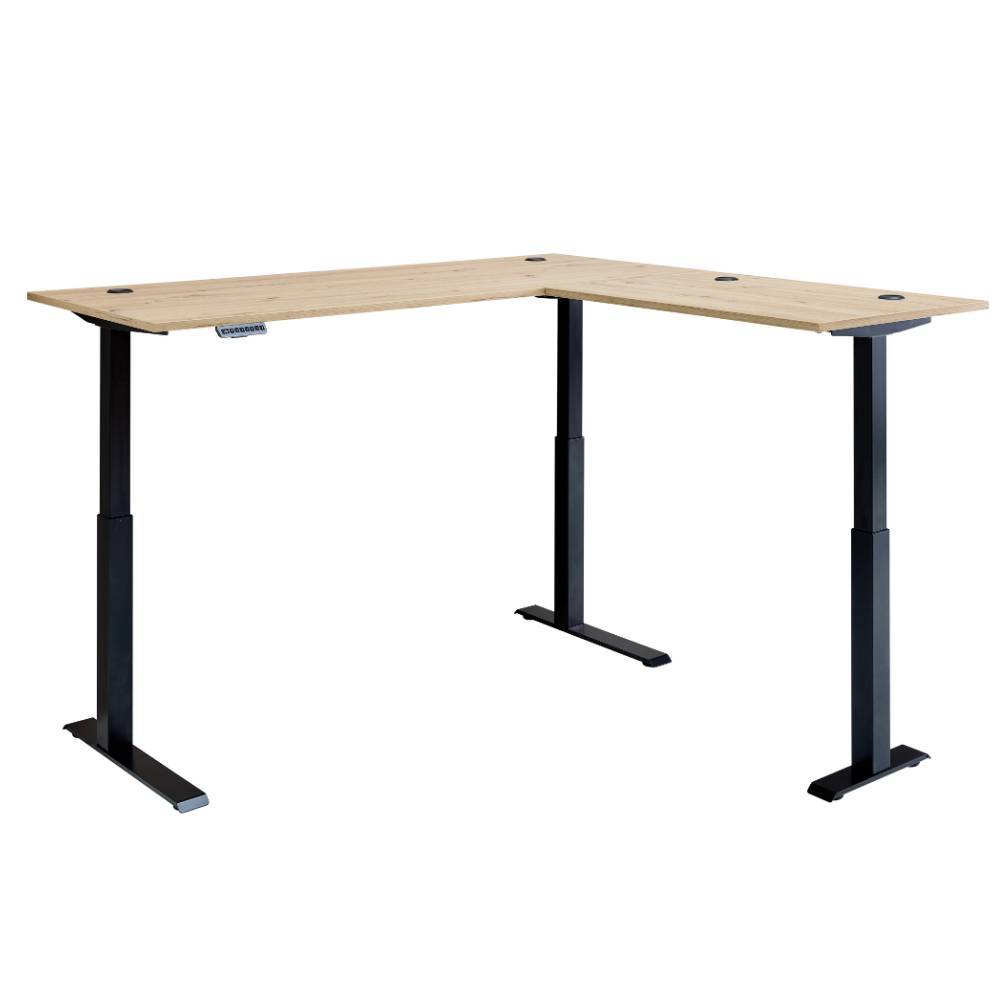 Elektrisch höhenverstellbarer Winkel-Schreibtisch modern - Sumatero