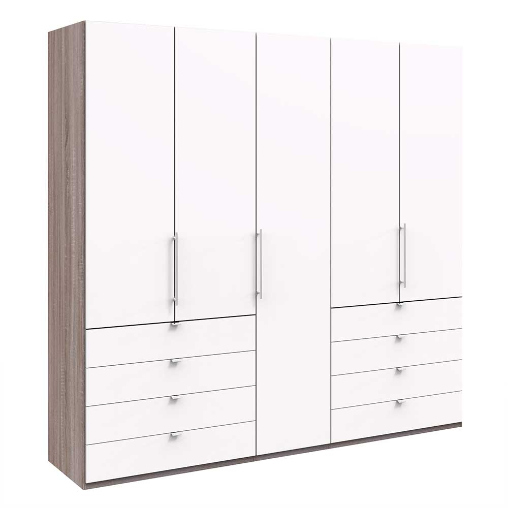 Hoher Schlafzimmer-Schrank mit acht Schubladen - Tivierto
